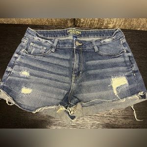 Ripped Jean Shorts